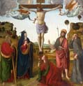 crucifixion with the madonna and saints